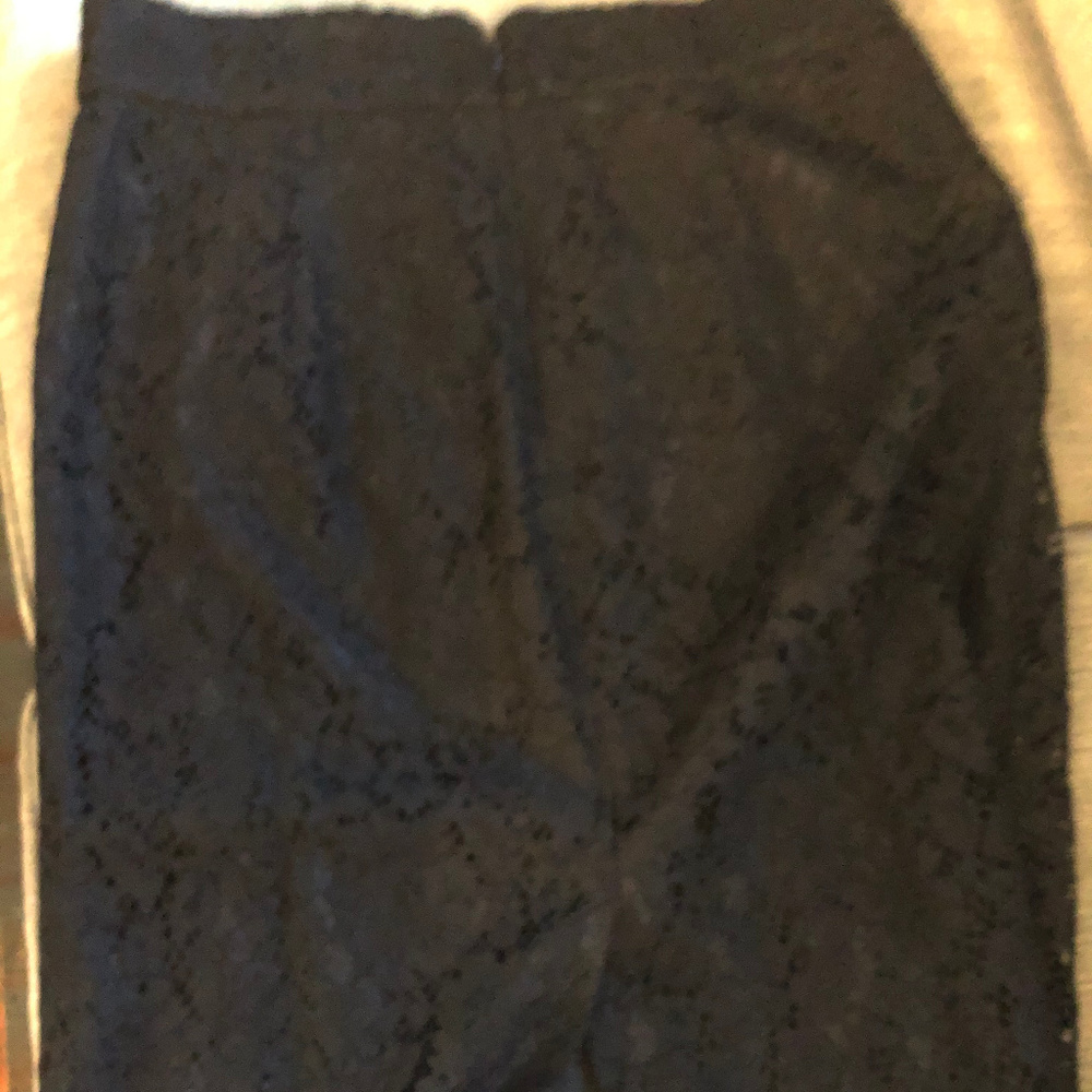 JCrew Black Lace Skirt